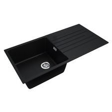 Granite Single Kitchen Sink Bowl with Drainboard