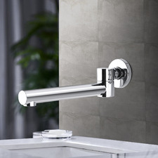 Euro 240mm Bathtub & Basin Swivel Wall Spout