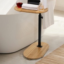 Lisbon Bamboo & Steel Side Table