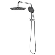 Aqua Chrome Short Twin Shower