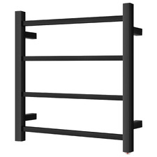 Square 500 x 520mm Stainless Steel Heated Towel Rail