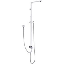 Finn Chrome Twin Rail Shower Retro Fit Body