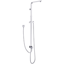 Hasumi Chrome Twin Shower