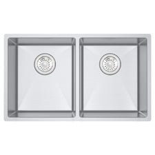 Melotte 740mm Double Stainless Steel Kitchen Sink