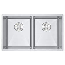 Melotte 770mm Double Stainless Steel Kitchen Sink