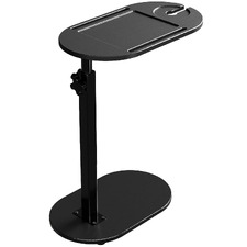 Black Callahan Bamboo & Steel Side Table