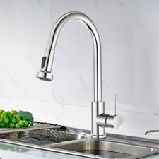 Euro Pull-Out Button Spray Kitchen Mixer