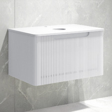 Mallari 750mm Wall Hung Single Vanity with Stone Countertop