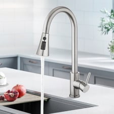 Solander Gooseneck Pull-Out Kitchen Sink Mixer