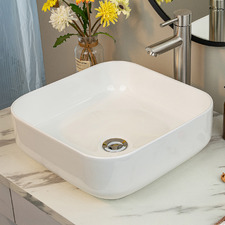 Softy 38mm Square Ceramic Basin