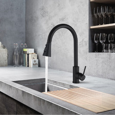 Frederick Gooseneck Pull-Out Kitchen Sink Mixer