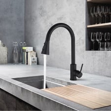 Solander Gooseneck Pull-Out Kitchen Sink Mixer