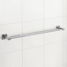 Ottimo 800mm Double Bar Wall Mounted Stainless Steel Towel Rail