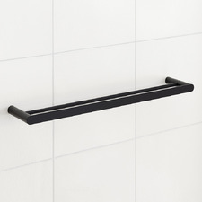 Rumia 600mm Stainless Steel Double Rail Towel Rail