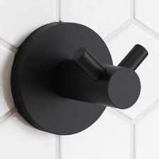 Euro Wall Mounted Double Robe Hook