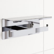 Ottimo Wall Mount Double Toilet Paper Holder