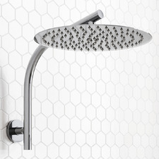 Round Gooseneck Rain Shower Arm & Head