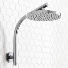 Round Gooseneck Shower Arm & Head