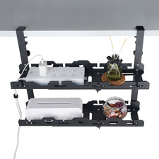 Ripley 2 Tier Steel Under Desk Cable Management