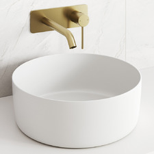 Rhonda 350mm Above Counter Round Ceramic Basin