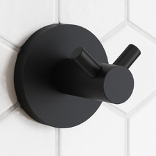 Euro Wall Mounted Double Robe Hook