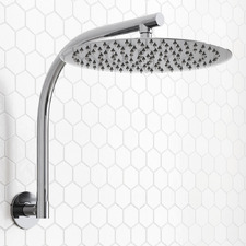 Euro 300mm Chrome Swivel Shower Arm & Head