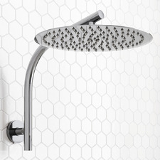 Colby 300mm Round Gooseneck Rain Shower Arm & Head