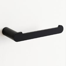 Rumia Black Stainless Steel Toilet Paper Holder