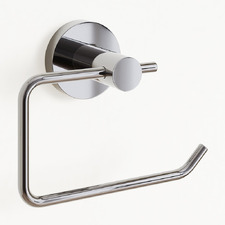 Euro Rounded Stainless Steel Toilet Roll Holder