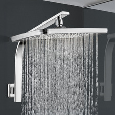 Ottimo 300mm Swivel Rectangular Shower Arm & Head