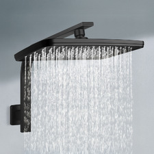 Ottimo 300mm Swivel Rectangular Shower Arm & Head