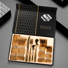 24 Piece Stainless Steel Cutlery Set