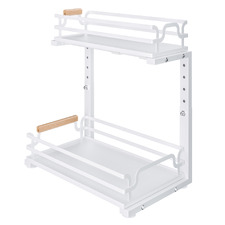 Denuvo 2 Tier Slide-Out Under Sink Organiser