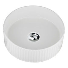Anika 360mm Ceramic Above Counter Basin with Pop-Up Waste