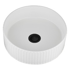 Anika 360mm Ceramic Above Counter Basin with Pop-Up Waste