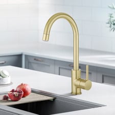 Solander Gooseneck Swivel Kitchen Sink Mixer