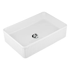 Anika 500mm Ceramic Above Counter Basin with Pop-Up Waste