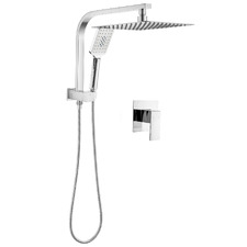 Alessandro Short Twin Shower Mixer Set