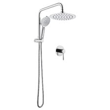 Suri 200mm Short Twin Shower Mixer Set