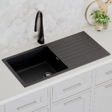 Chenal 1000mm Single Kitchen Sink with Drainer