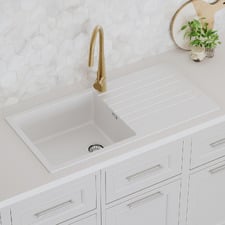 Chenal 1000mm Single Kitchen Sink with Drainer
