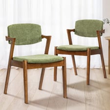 (Set of 2) Kai Kristiansen 42 Replica Velvet Dining Chairs