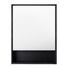 Crovyn 600mm Mirrored Shaving Cabinet with Open Shelf