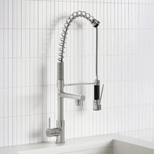 Double Spout Pull Down Kitchen Sink Mixer