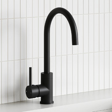Colby Round Gloss Swivel Kitchen Sink Mixer
