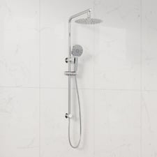 Solander Matte Black Twin Shower