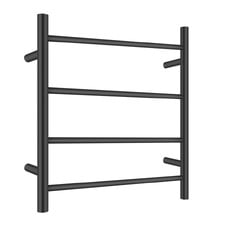 Solander 500 x 520mm Matte Black 4 Bar Heated Towel Rail