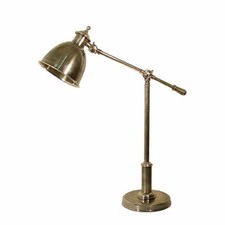 Vermont Adjustable Desk Lamp in Antique Silver