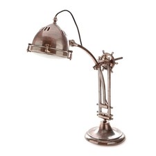 Seabury Desk Lamp in Antique Silver