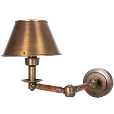 Benton Brass Armed Wall Sconce